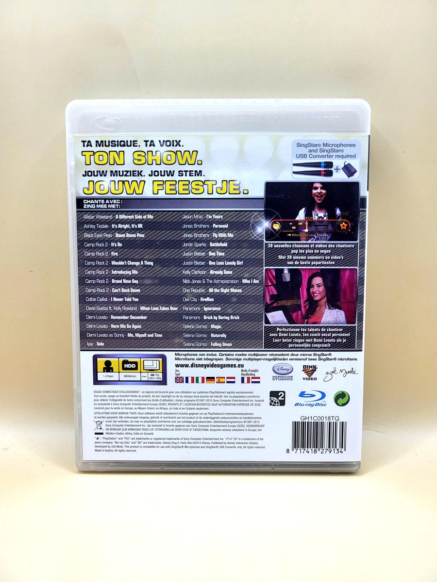 Disney Sing It Party Hits - PlayStation 3 - PS3