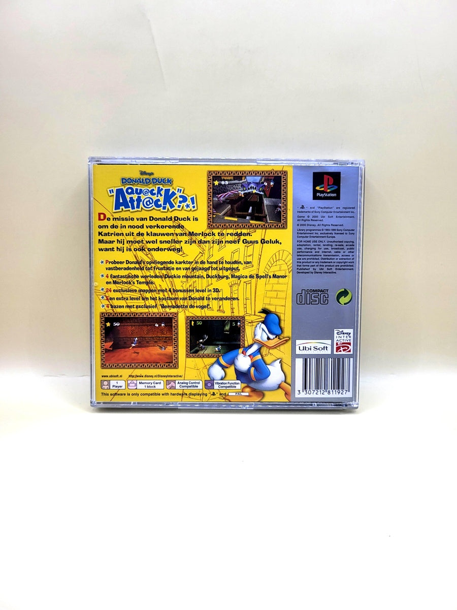 Donald Duck Quack Attack Platinum - PlayStation 1 - PS1
