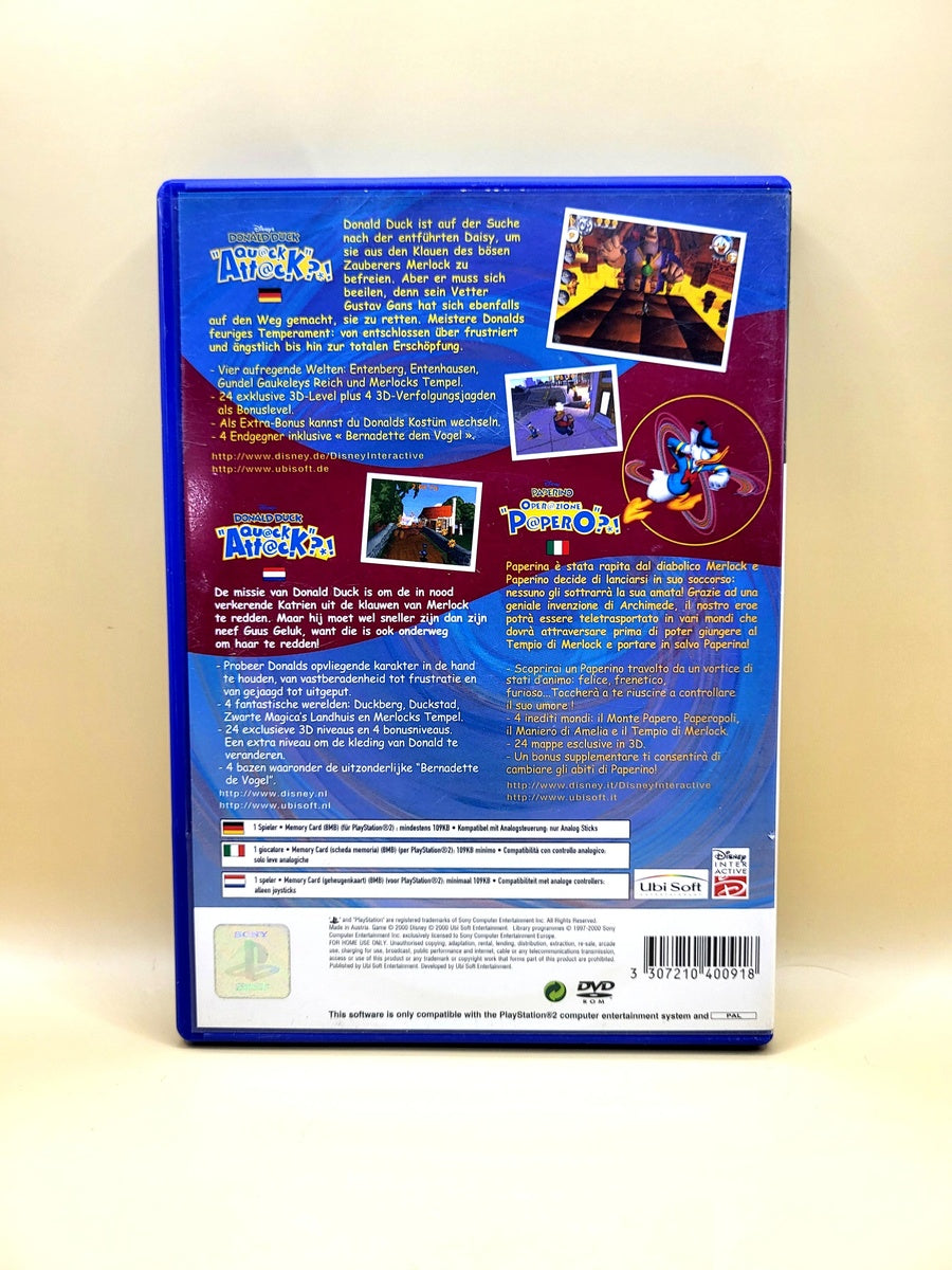 Disney's Donald Duck Quack Attack Geen Boekje - PlayStation 2 - PS2
