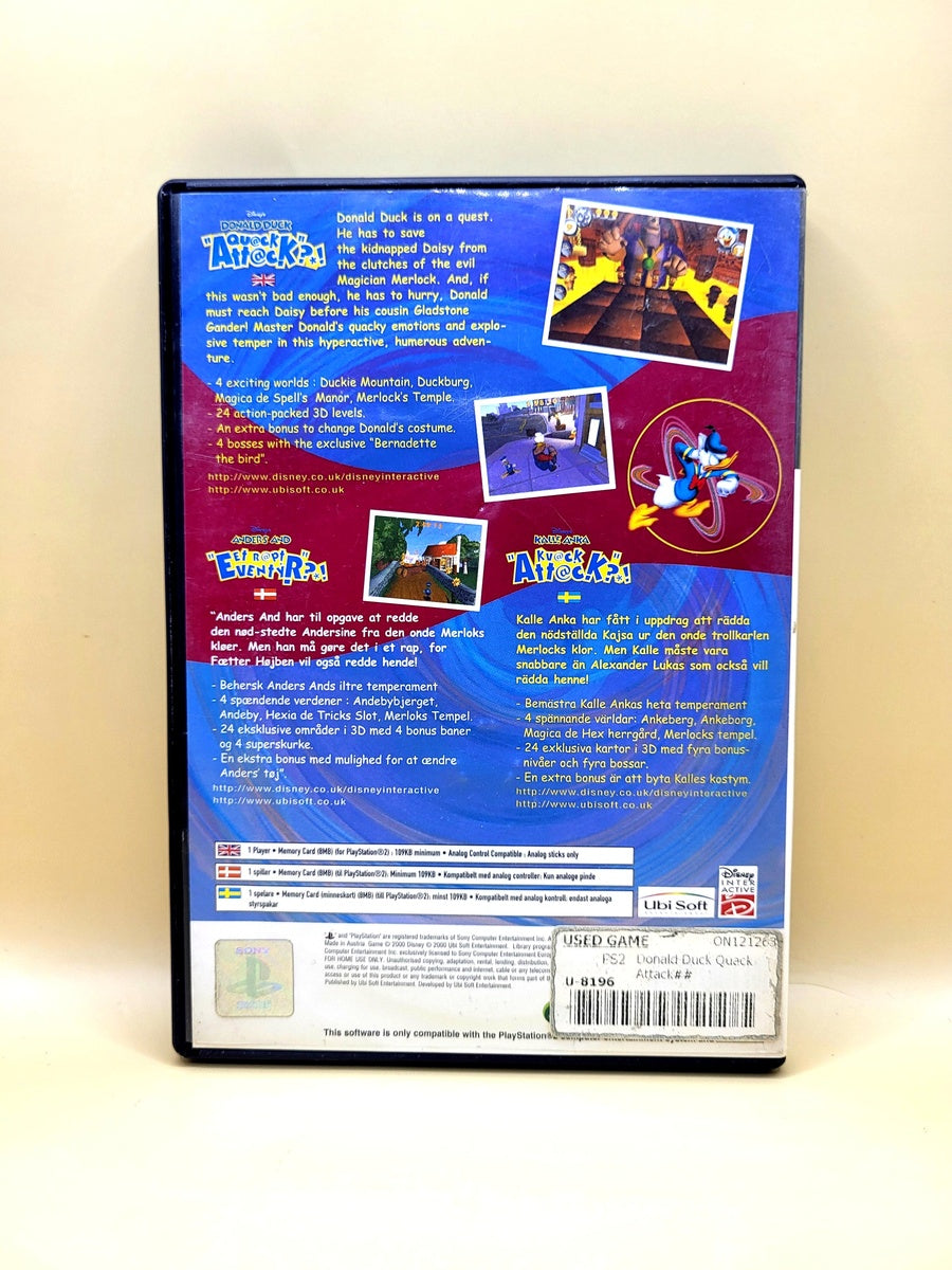 Donald Duck Quack Attack - PlayStation 2 - PS2