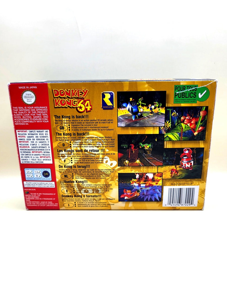 Donkey Kong 64 Comleet Met Expansion Pack - Nintendo 64 - N64