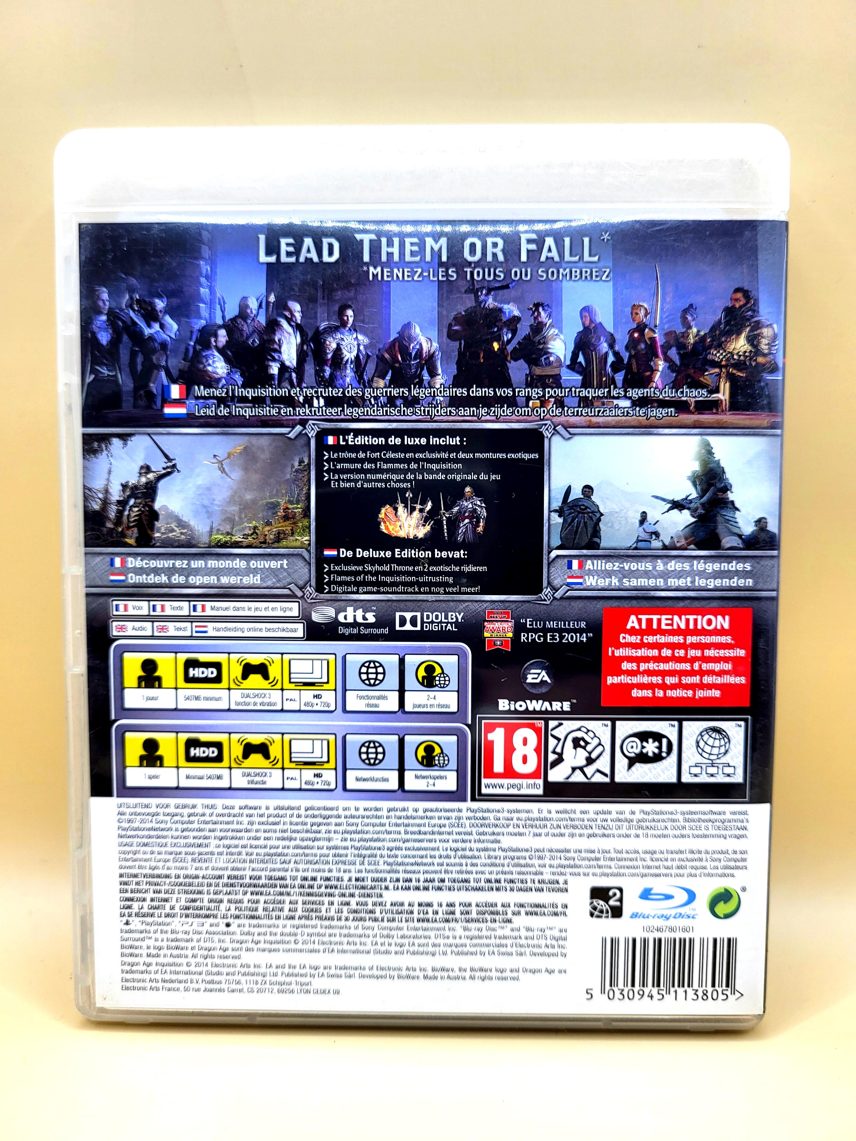 Dragon Age Inquisition Deluxe Edition - PlayStation 3 - PS3