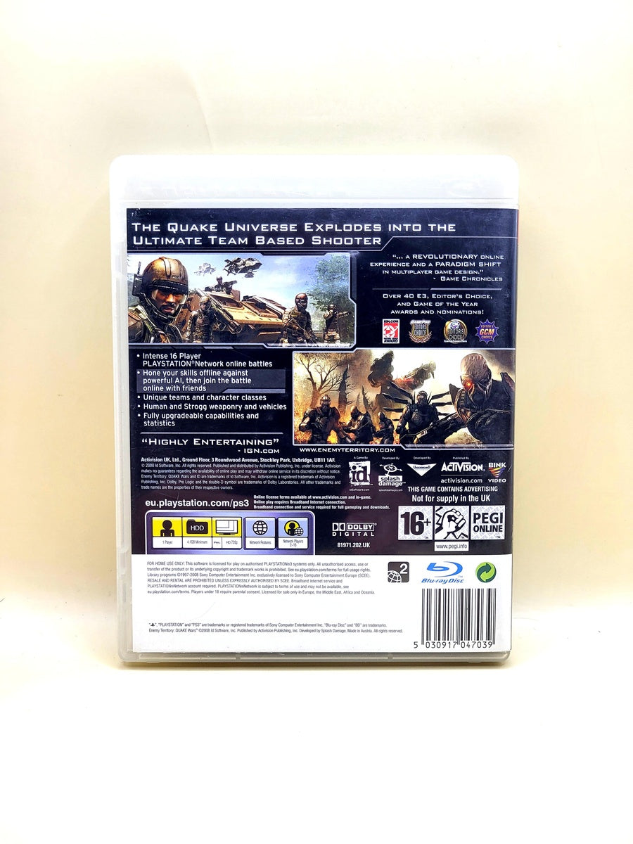 Enemy Territory Quake Wars - PlayStation 3 - PS3