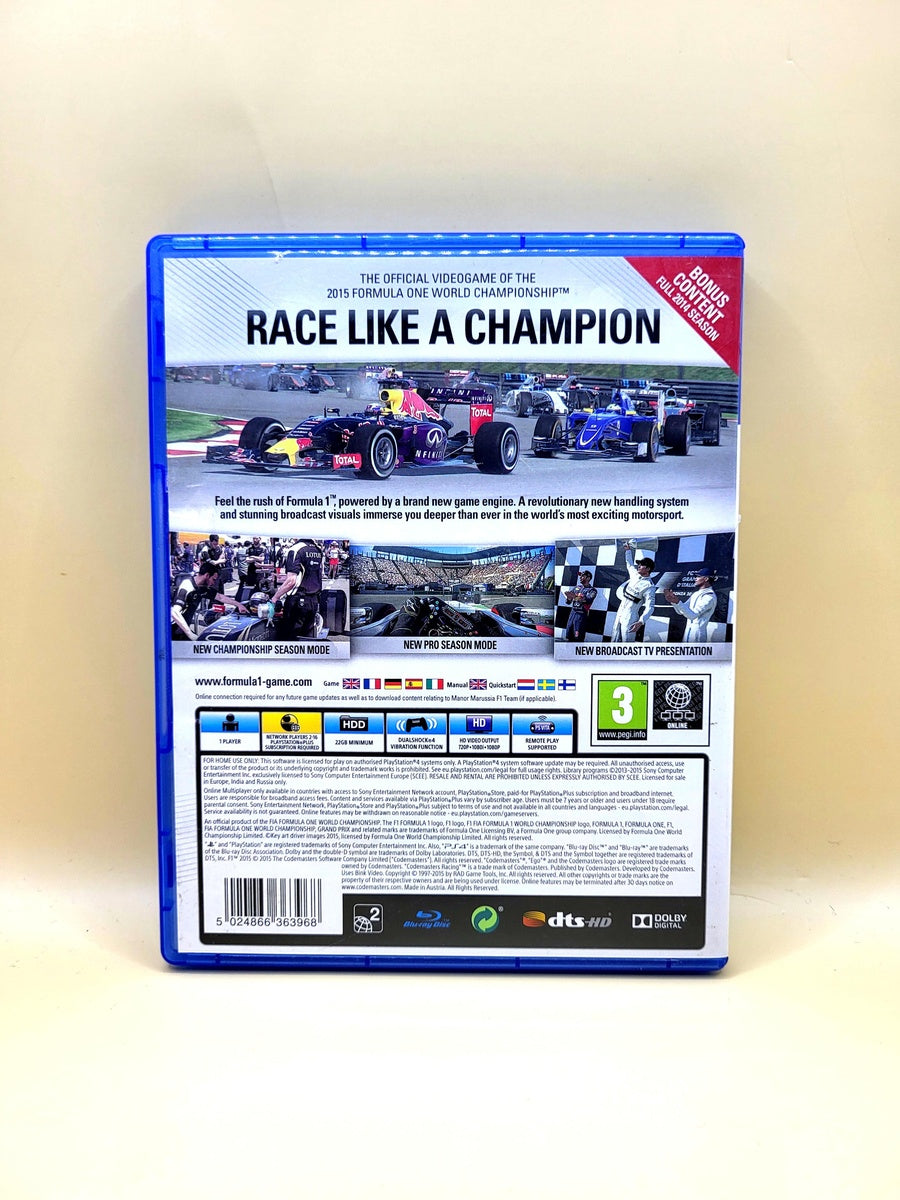 F1 2015 - PlayStation 4 - PS4