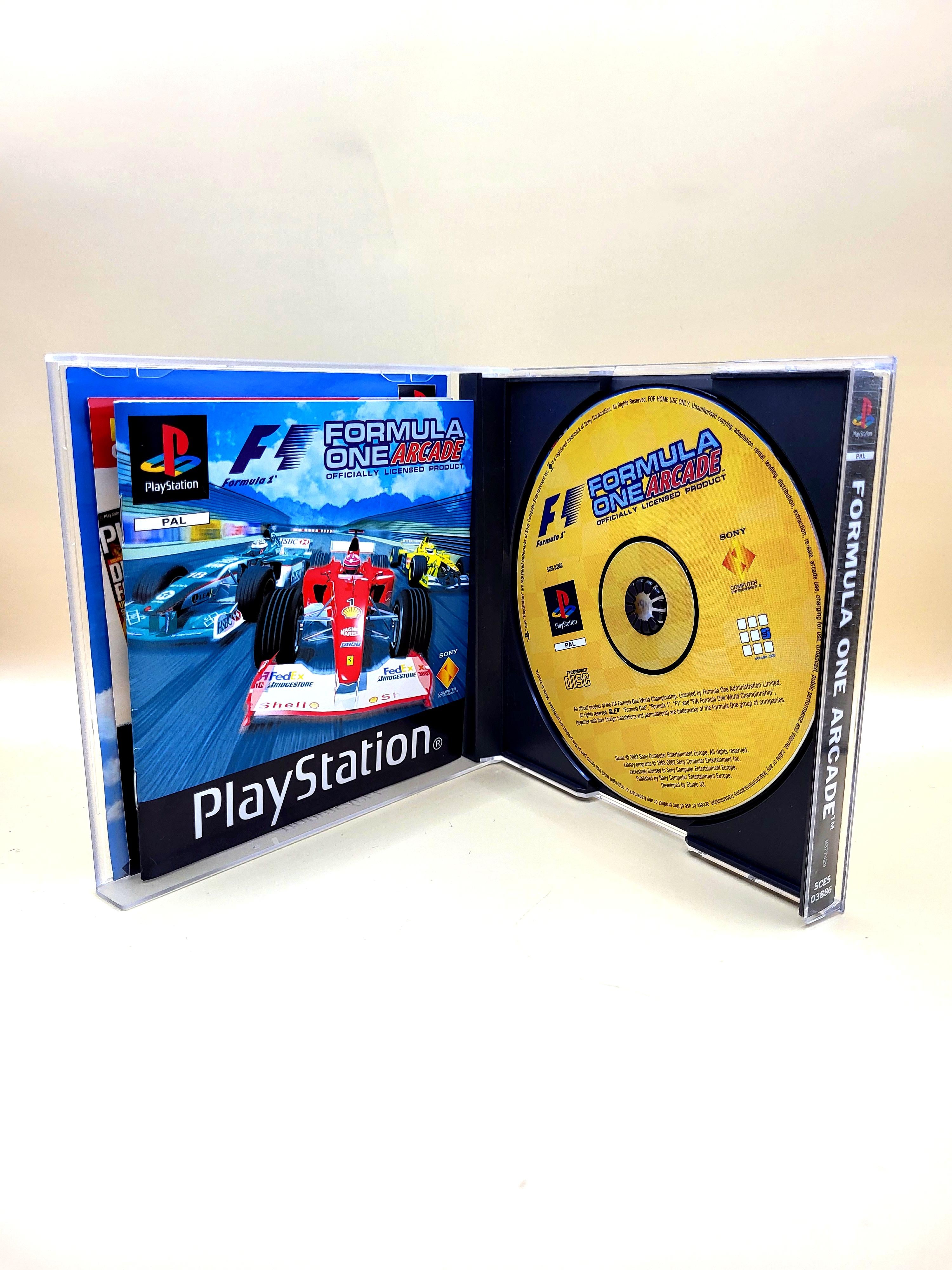 F1 Formula One Arcade PlayStation 1 PS1 Open Doos