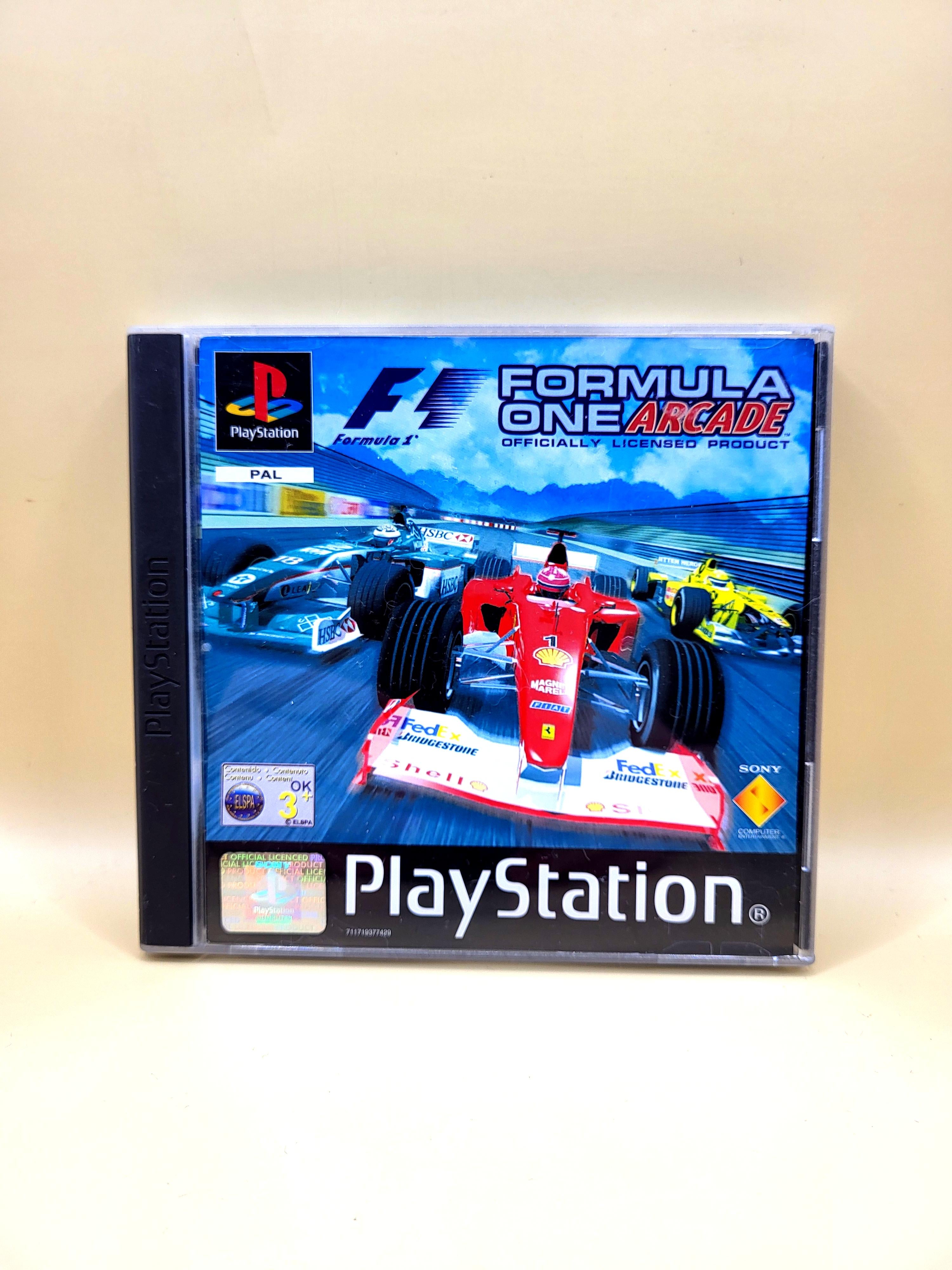 F1 Formula One Arcade PlayStation 1 PS1 Voorkant