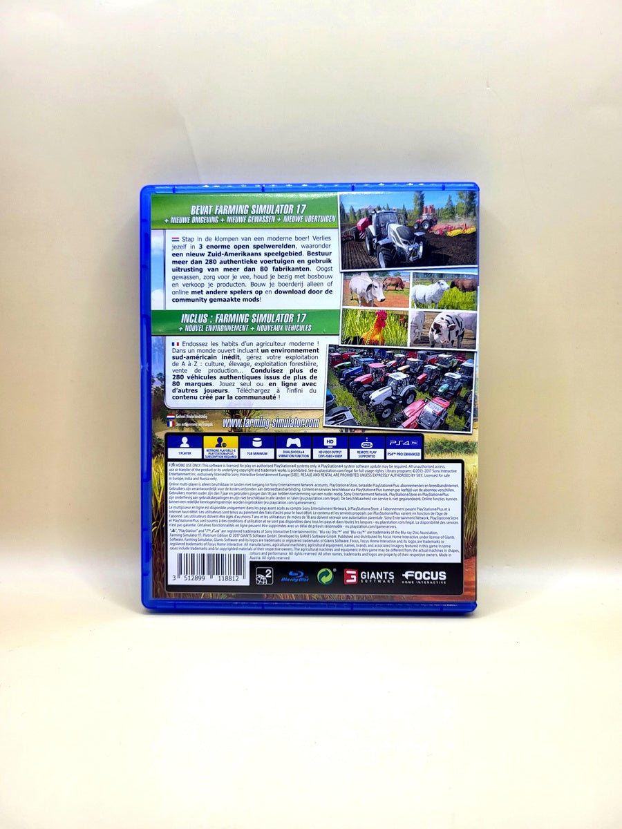 Farming Simulator 17 Platinum Edition - PlayStation 4 - PS4