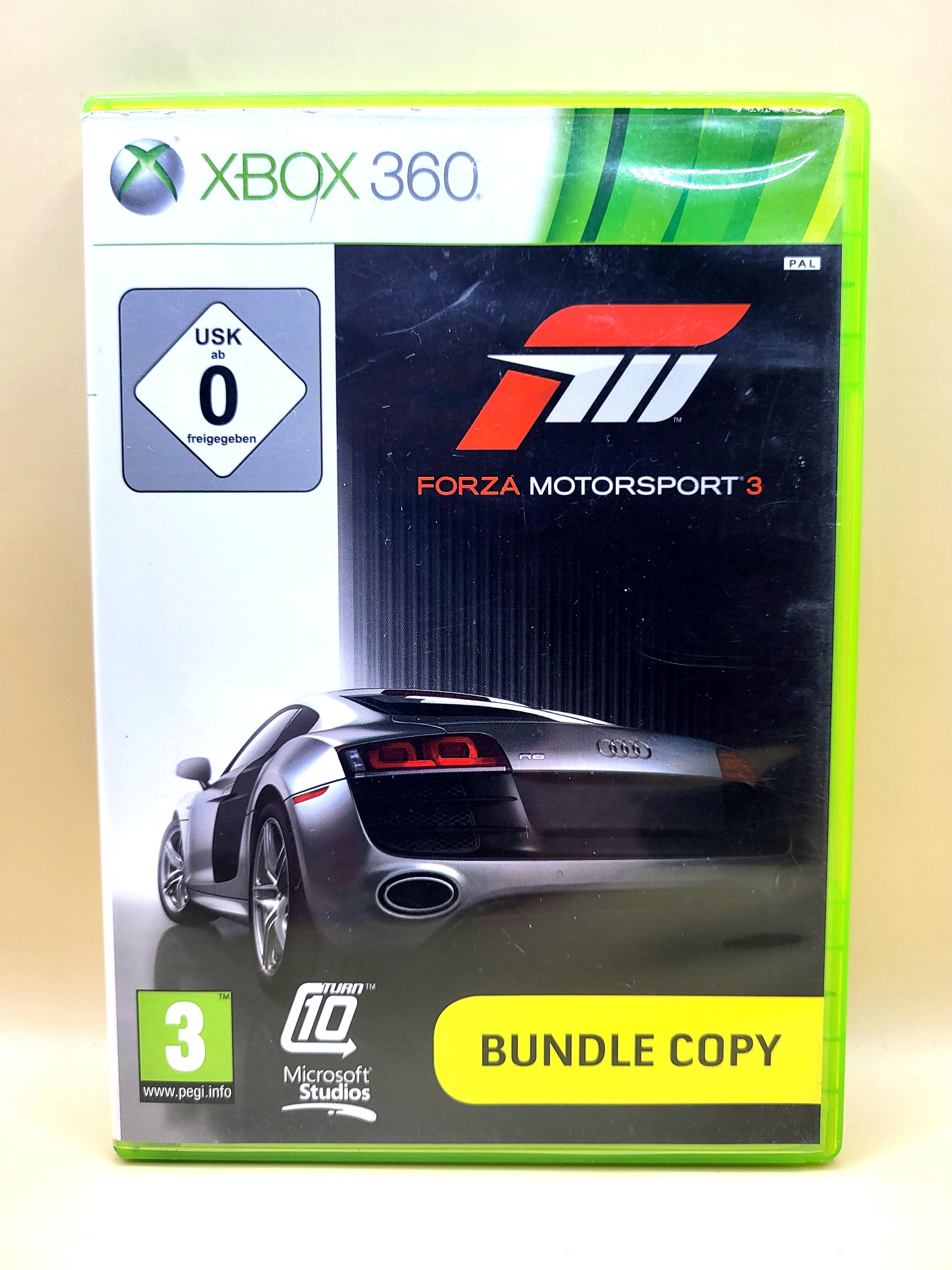 Forza Motorsport 3 Xbox 360 Voorkant