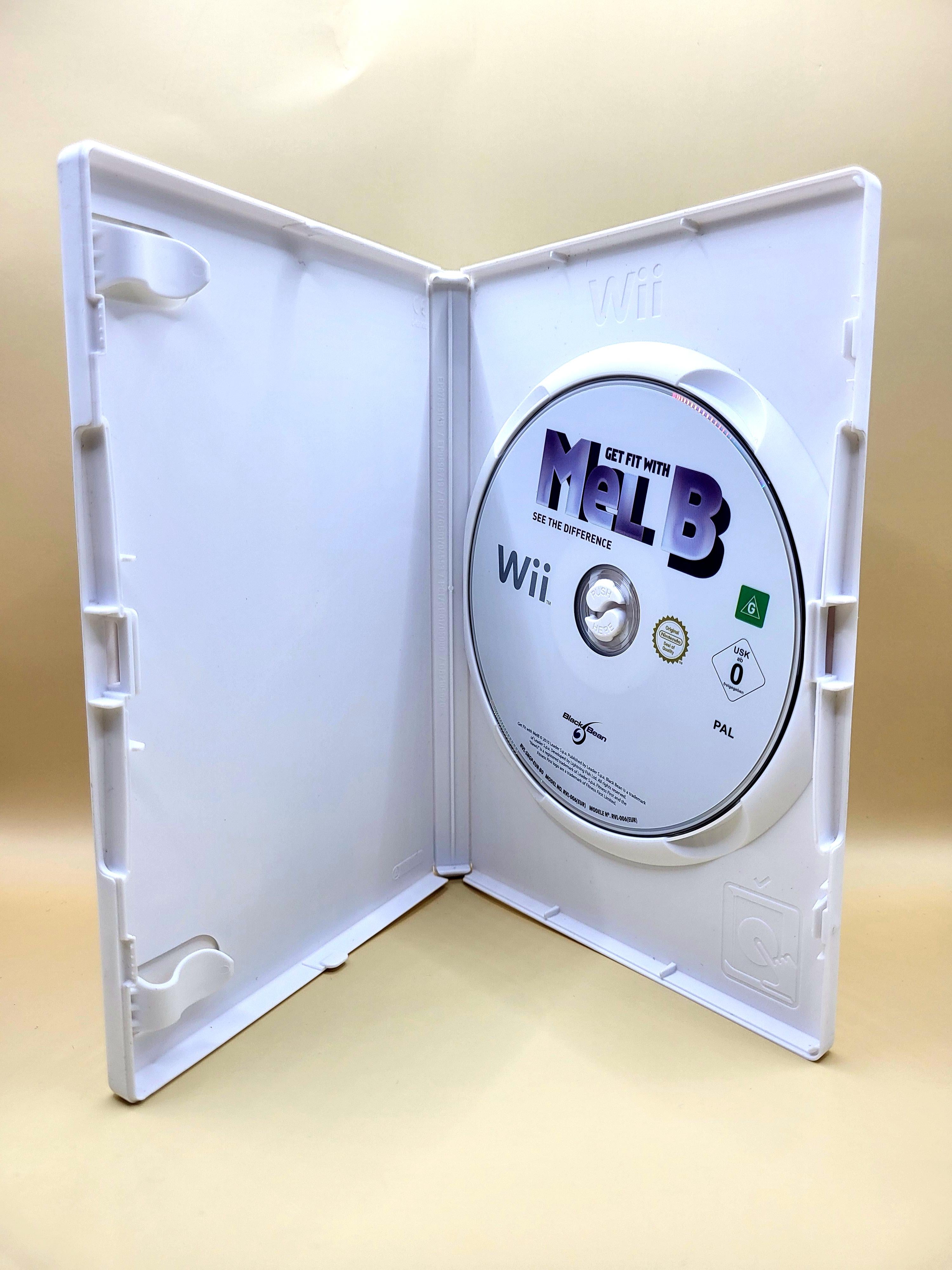 Get Fit with Mel B Geen Boekje Nintendo Wii Open Doos