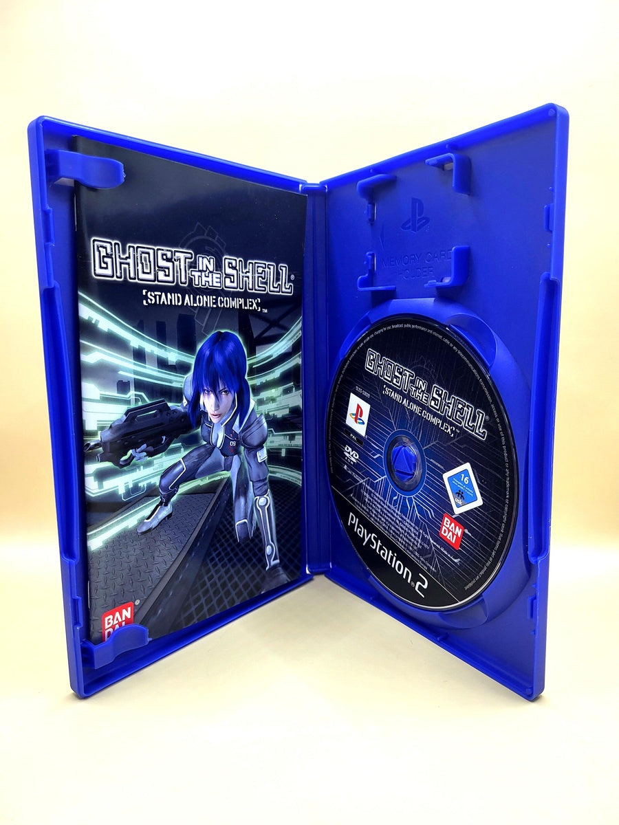 Ghost in the Shell Stand Alone Complex With Cover - PlayStation 2 - PS2