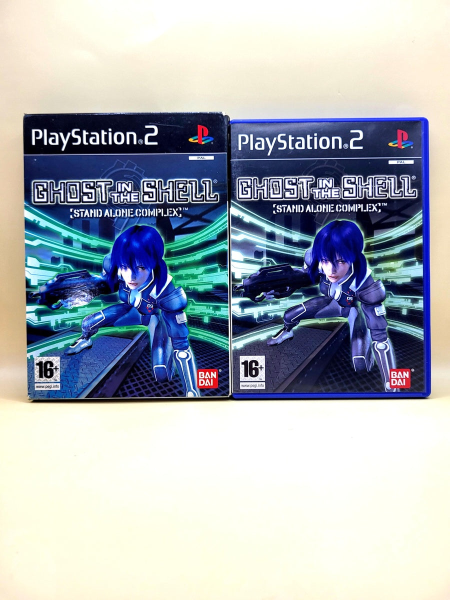Ghost in the Shell Stand Alone Complex With Cover - PlayStation 2 - PS2