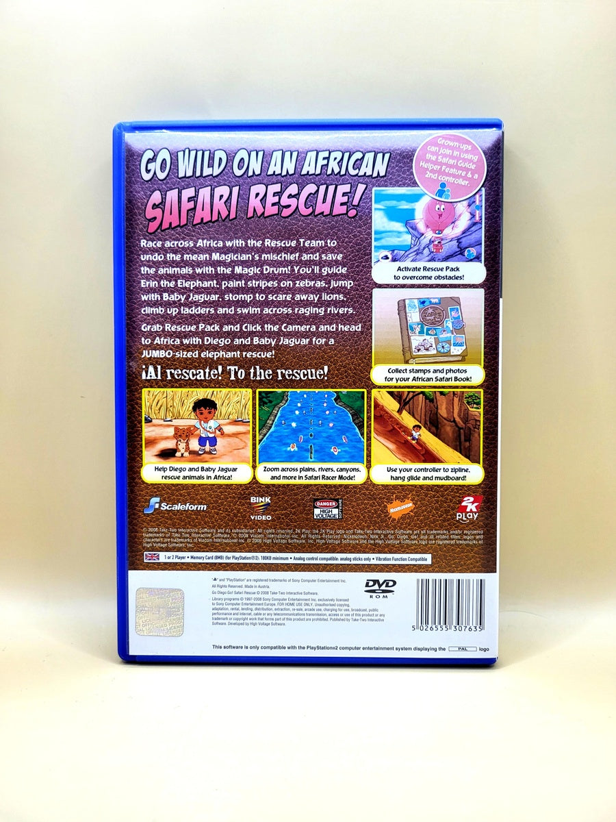 Go Diego Go Safari Rescue - PlayStation 2 - PS2