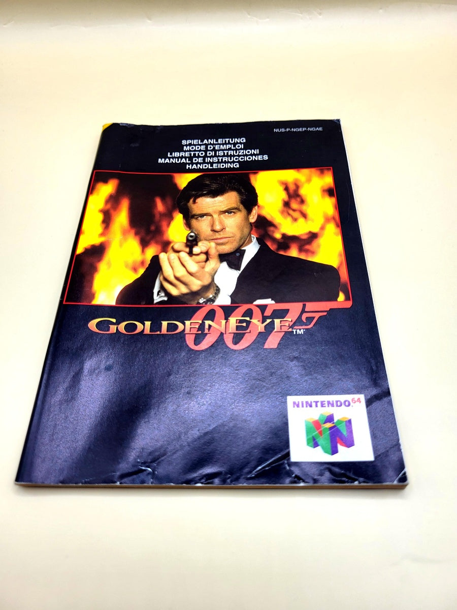 GoldenEye Manual - Nintendo 64 - N64