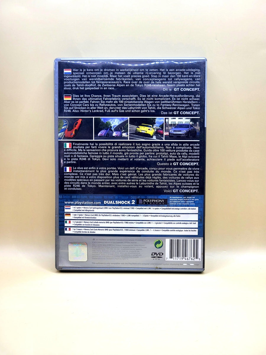 Gran Turismo Concept 2002 Tokyo Geneva Platinum - PlayStation 2 - PS2