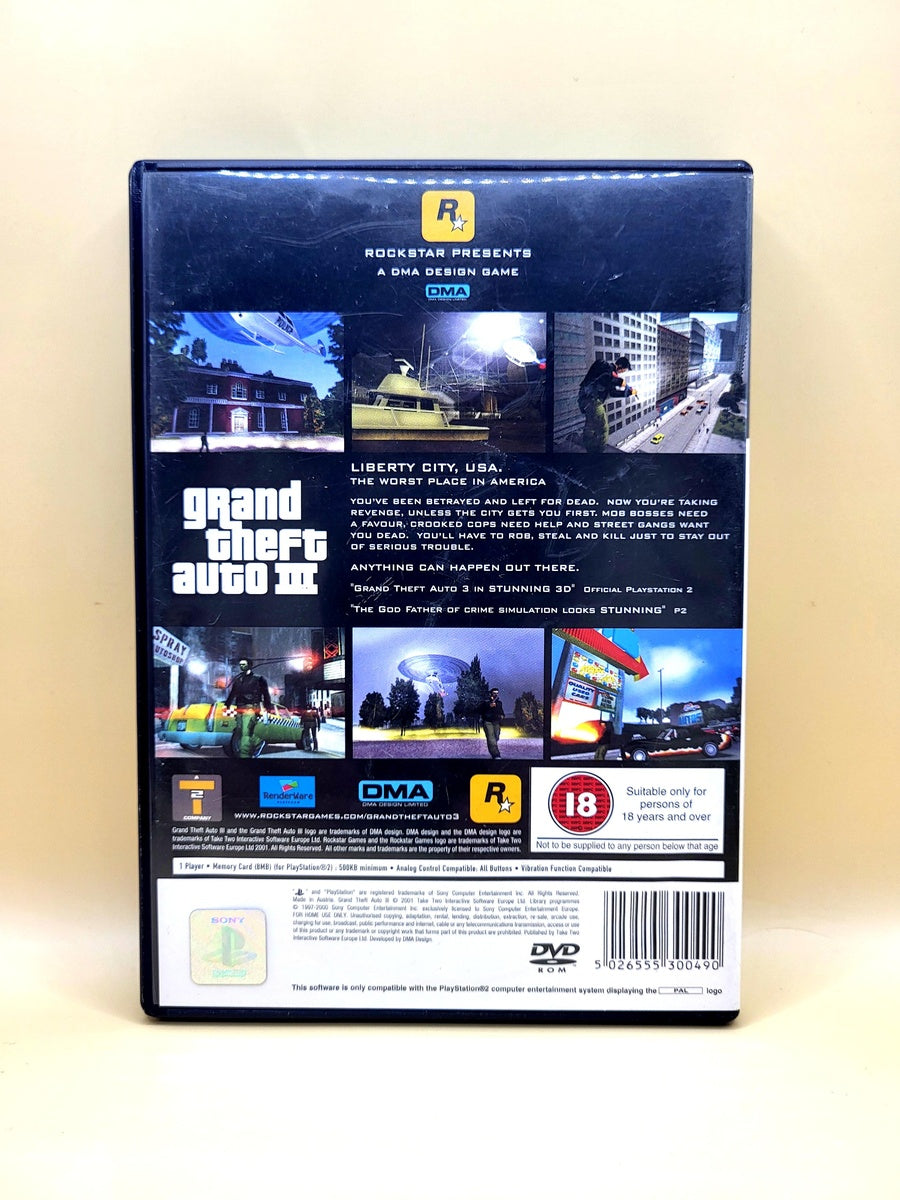 Grand Theft Auto III - PlayStation 2 - PS2