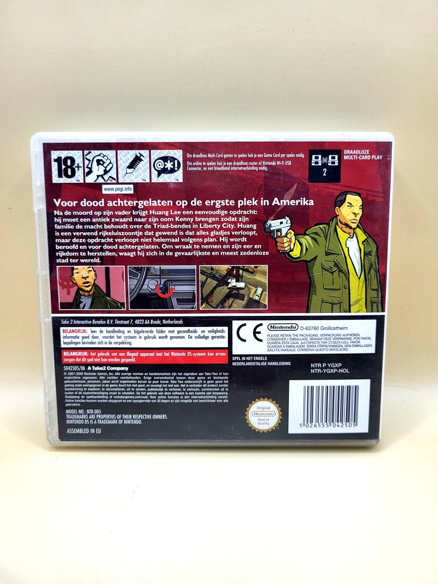 Grand Theft Auto Chinatown Wars & Kaart - Nintendo DS
