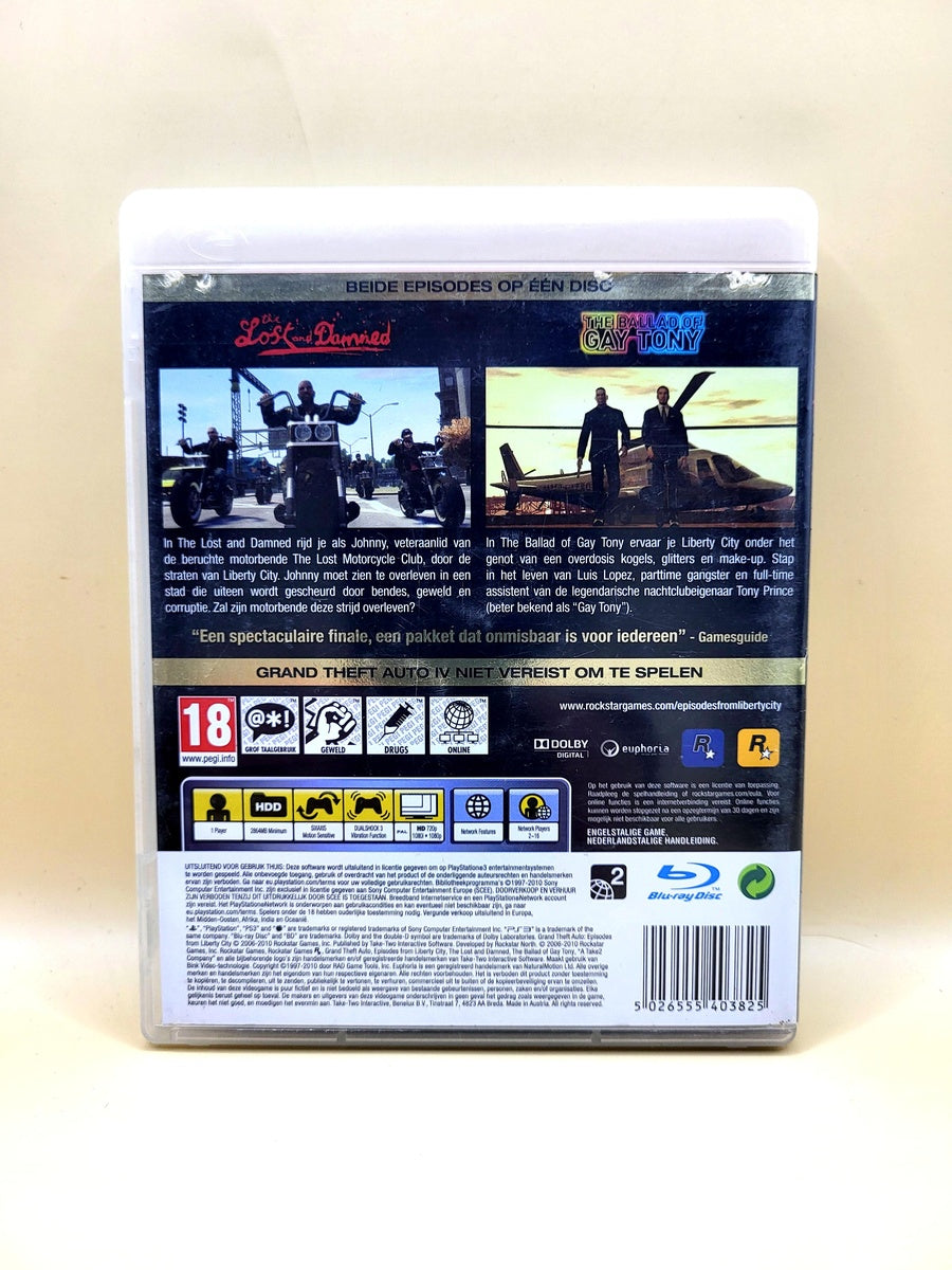 Grand Theft Auto Episodes from Liberty City With Map - PlayStation 3 - PS3