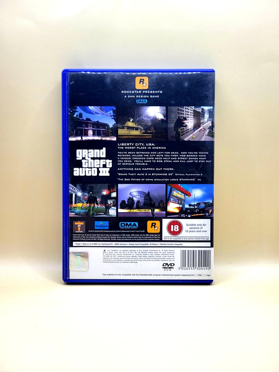 Grand Theft Auto III - PlayStation 2 - PS2