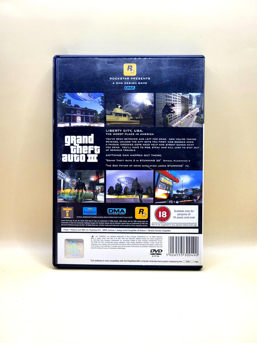 Grand Theft Auto III (No Manual) - PlayStation 2 - PS2