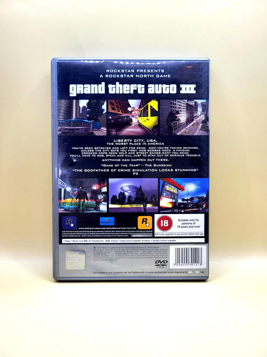 Grand Theft Auto III Platinum - PlayStation 2 - PS2