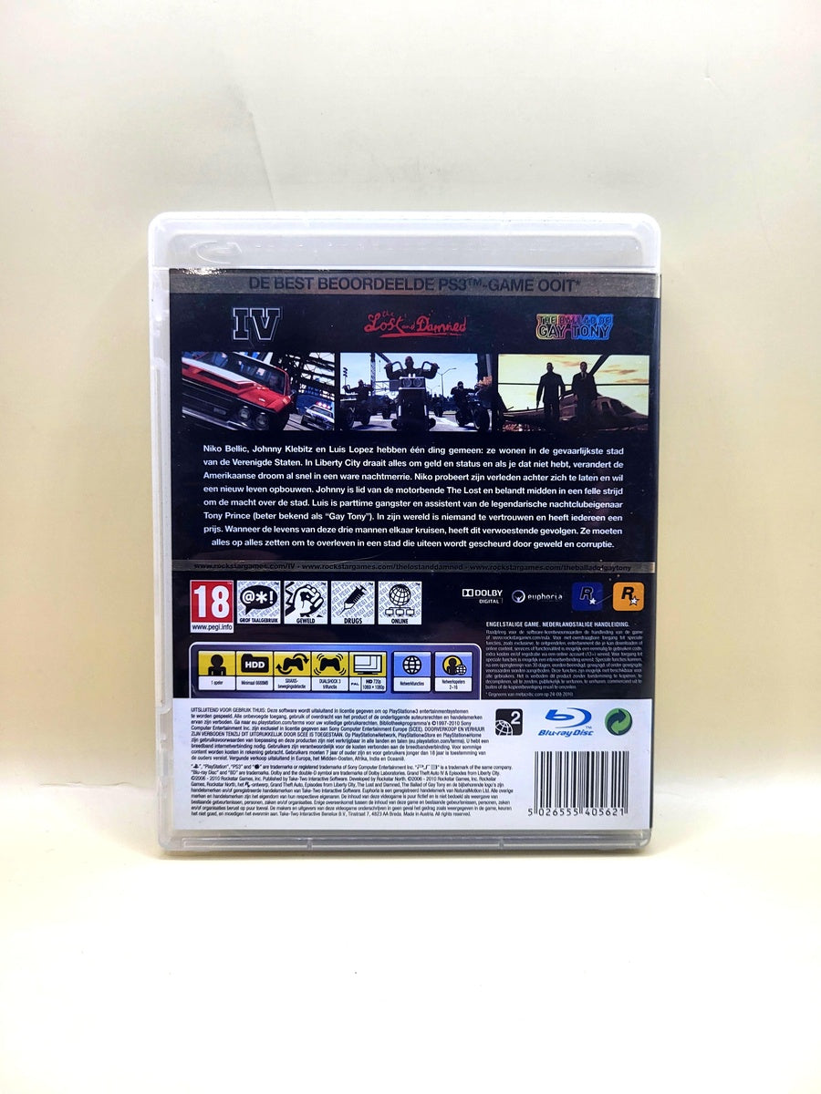 Grand Theft Auto IV And Episodes From Liberty City The Complete Edition - PlayStation 3 - PS3