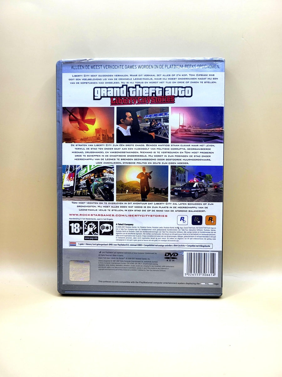 Grand Theft Auto Liberty City Stories Platinum - PlayStation 2 - PS2