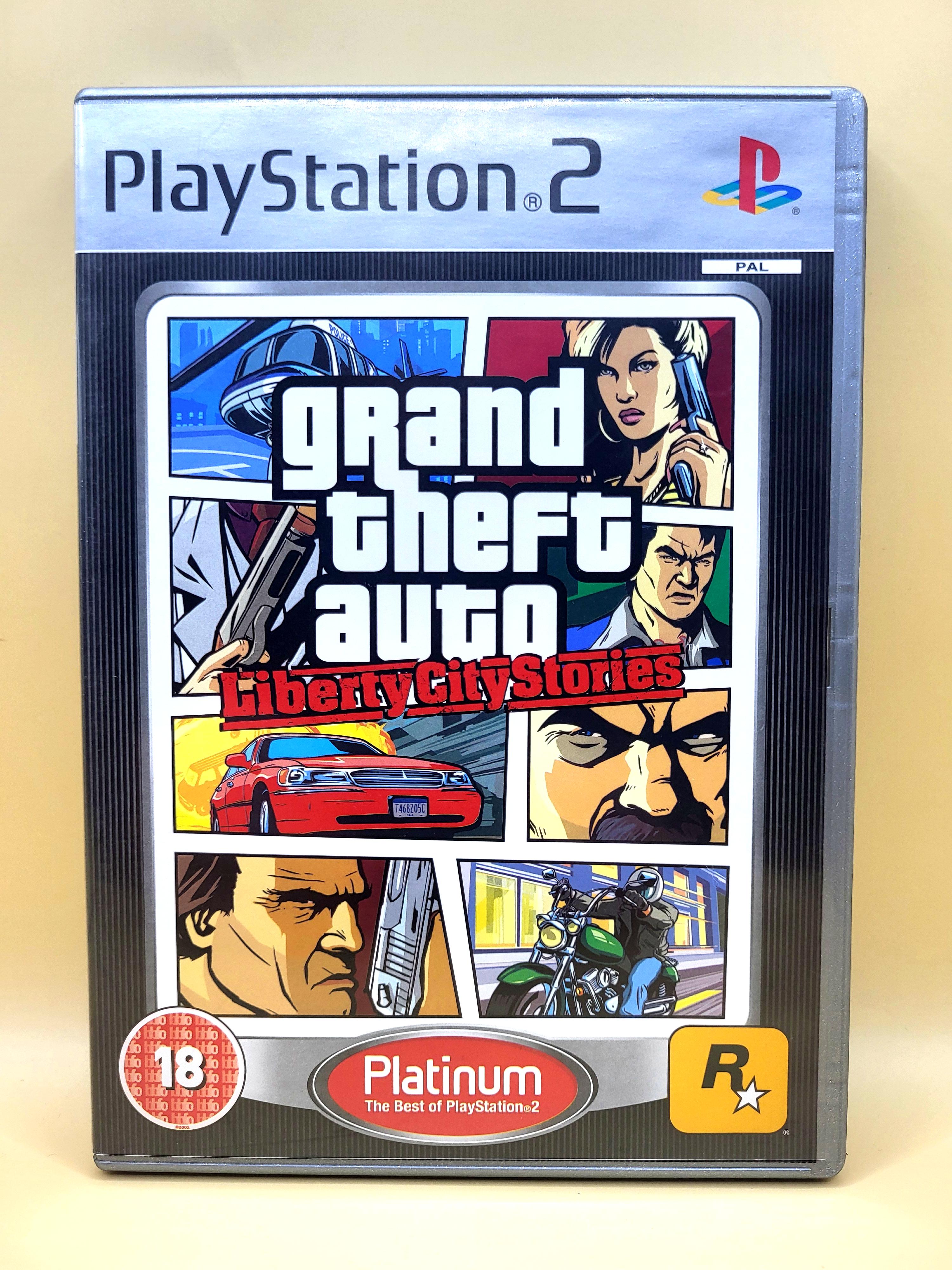 Grand Theft Auto Liberty City Stories Platinum PlayStation 2 PS2 Voorkant
