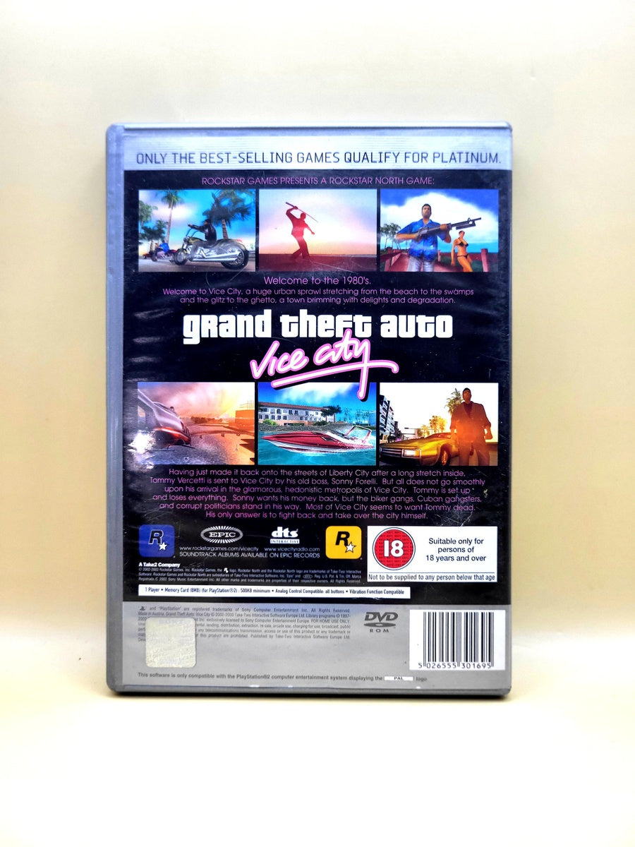 Grand Theft Auto Vice City Platinum (Geen Boekje) - PlayStation 2 - PS2