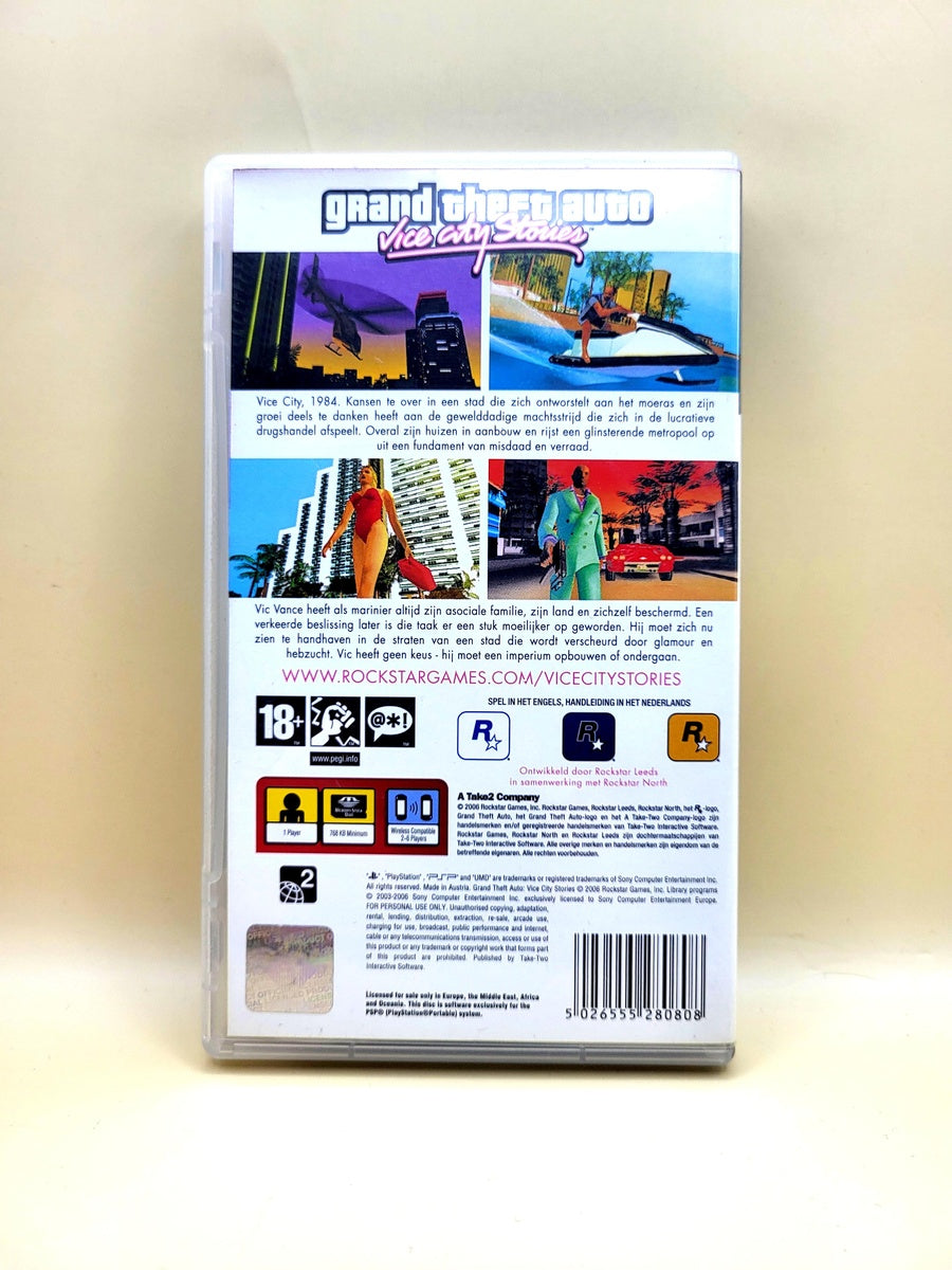 Grand Theft Auto Vice City Stories - PlayStation Portable - PSP