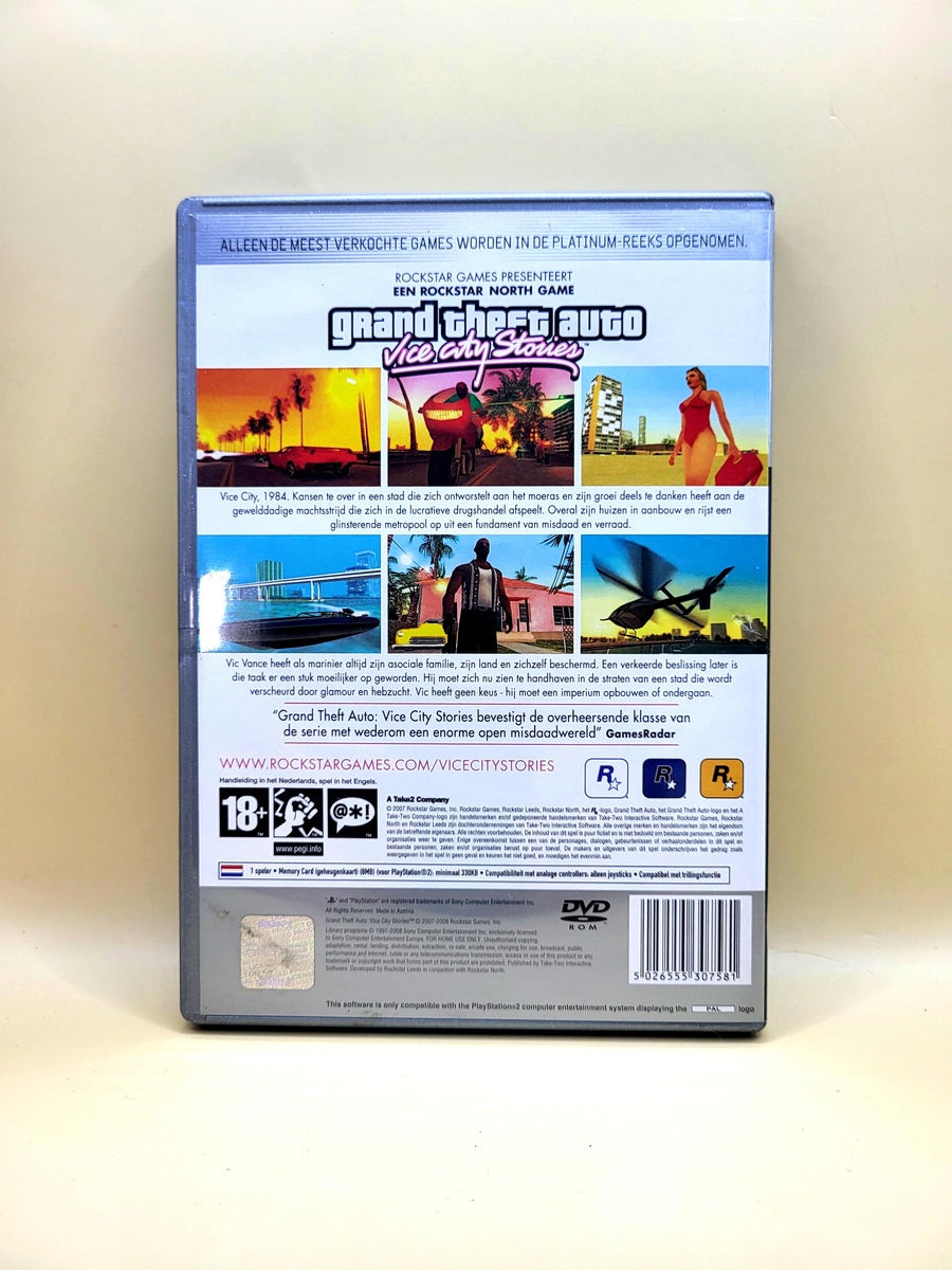 Grand Theft Auto Vice City Stories Platinum (Geen Boekje) - PlayStation 2 - PS2