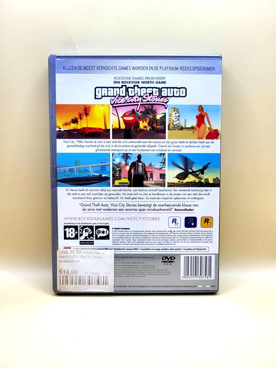 Grand Theft Auto Vice City Stories Platinum - PlayStation 2 - PS2