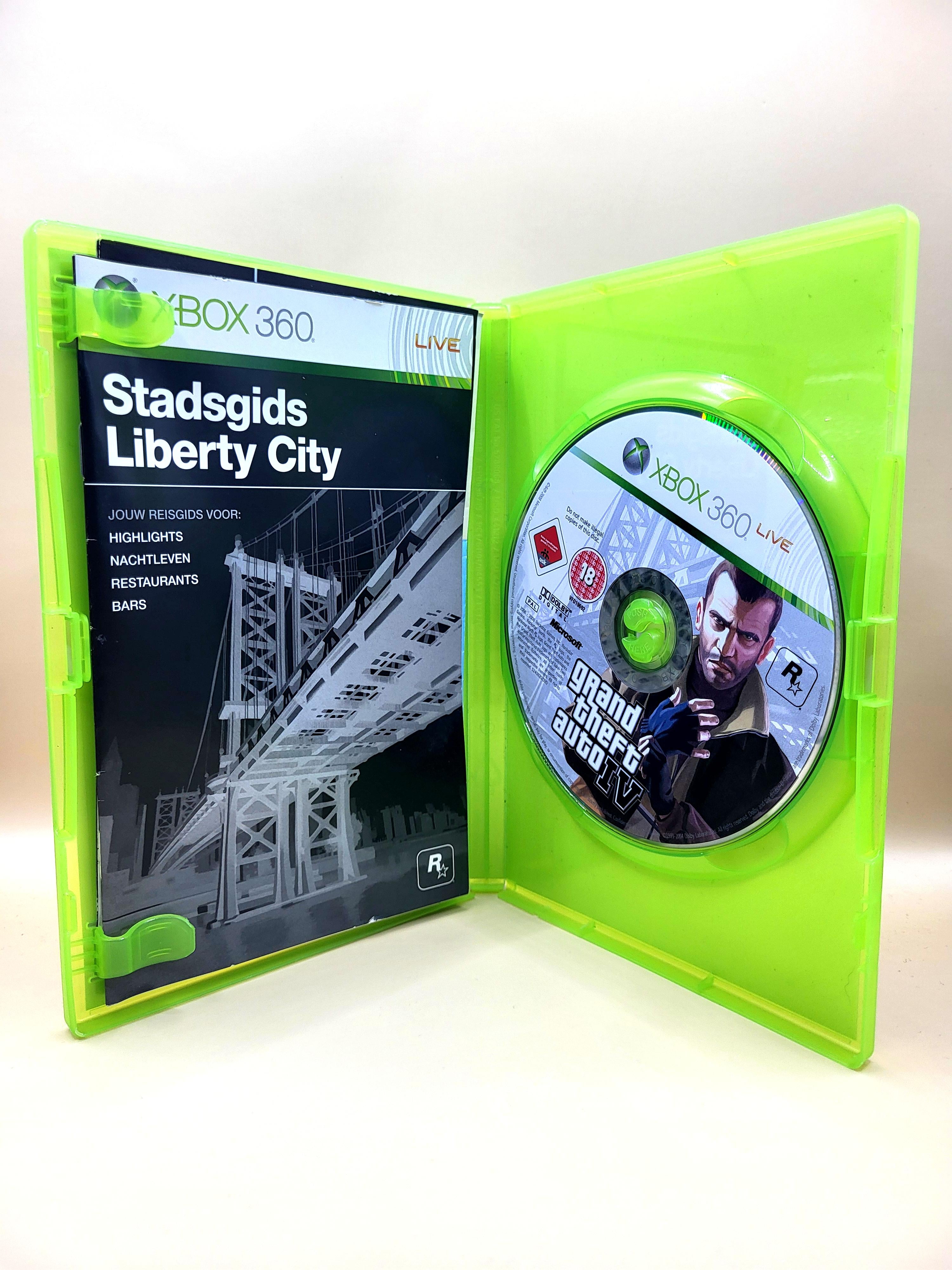 Grand Theft Auto IV 4 GTA 4 Xbox 360 Open Doos