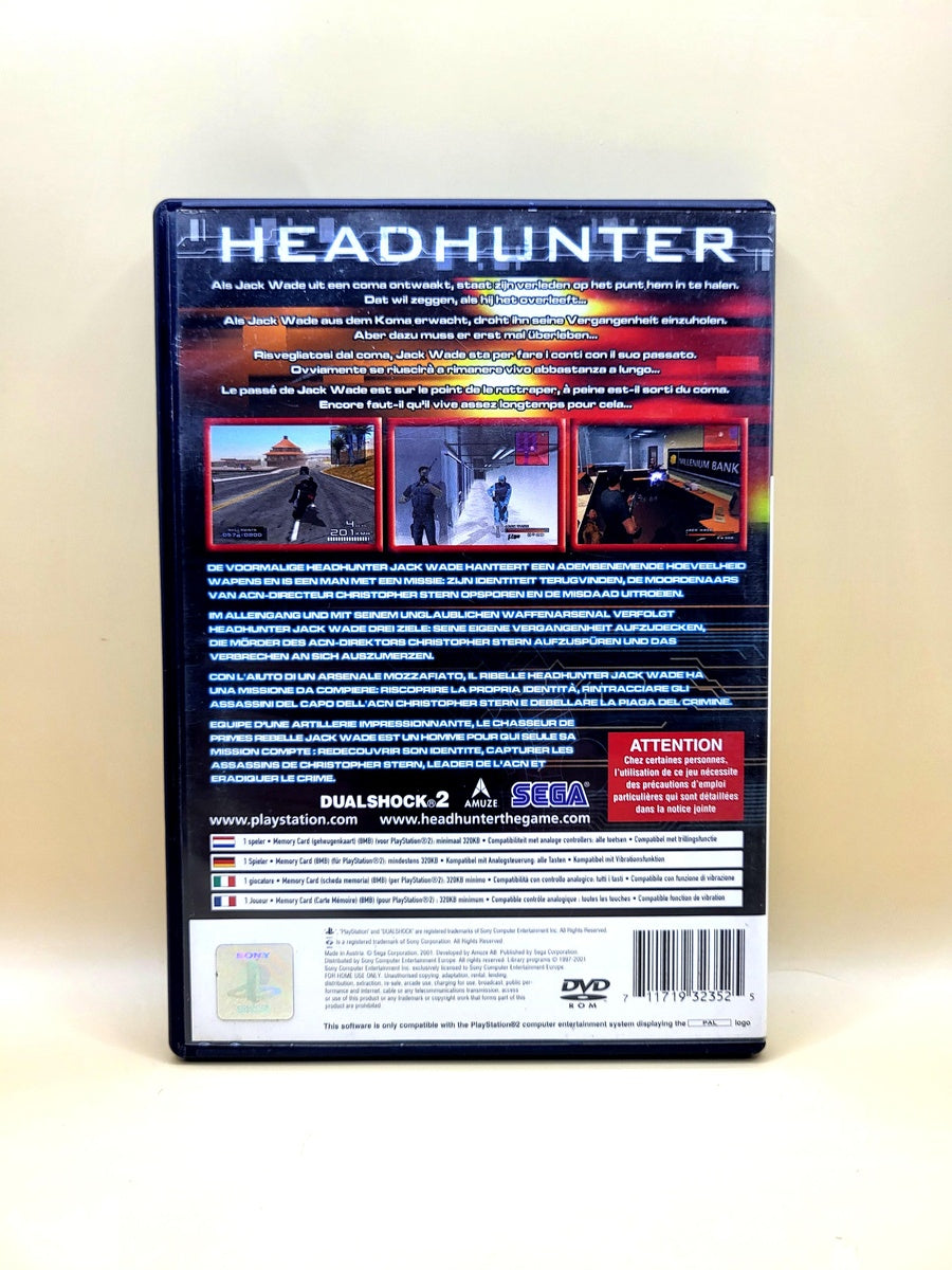 Headhunter - PlayStation 2 - PS2