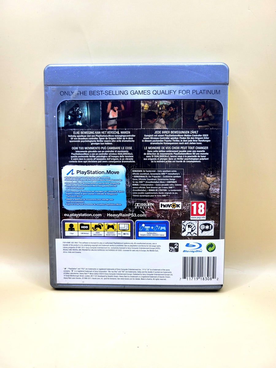 Heavy Rain Move Edition Platinum - PlayStation 3 - PS3