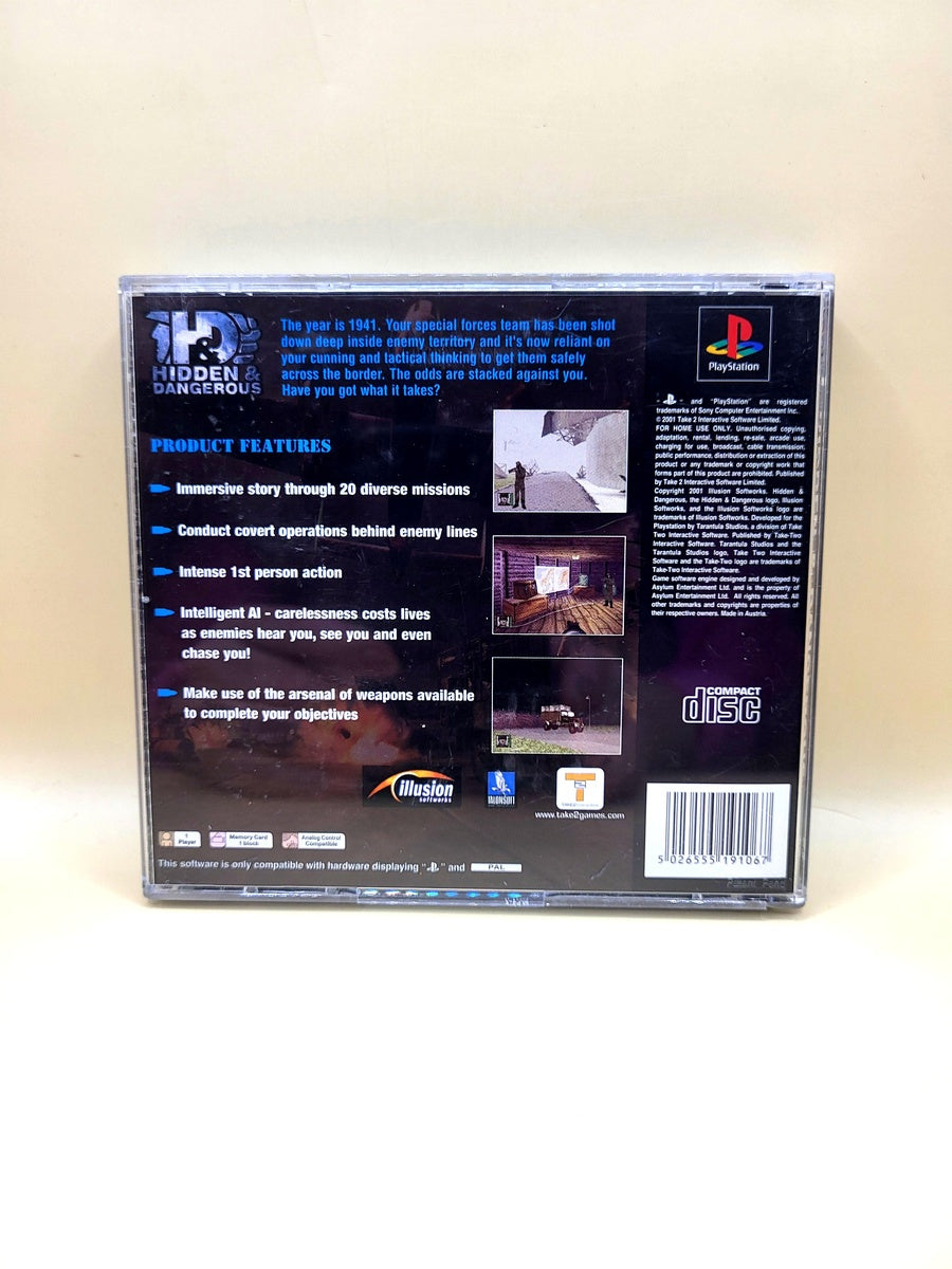 Hidden and Dangerous - PlayStation 1 - PS1