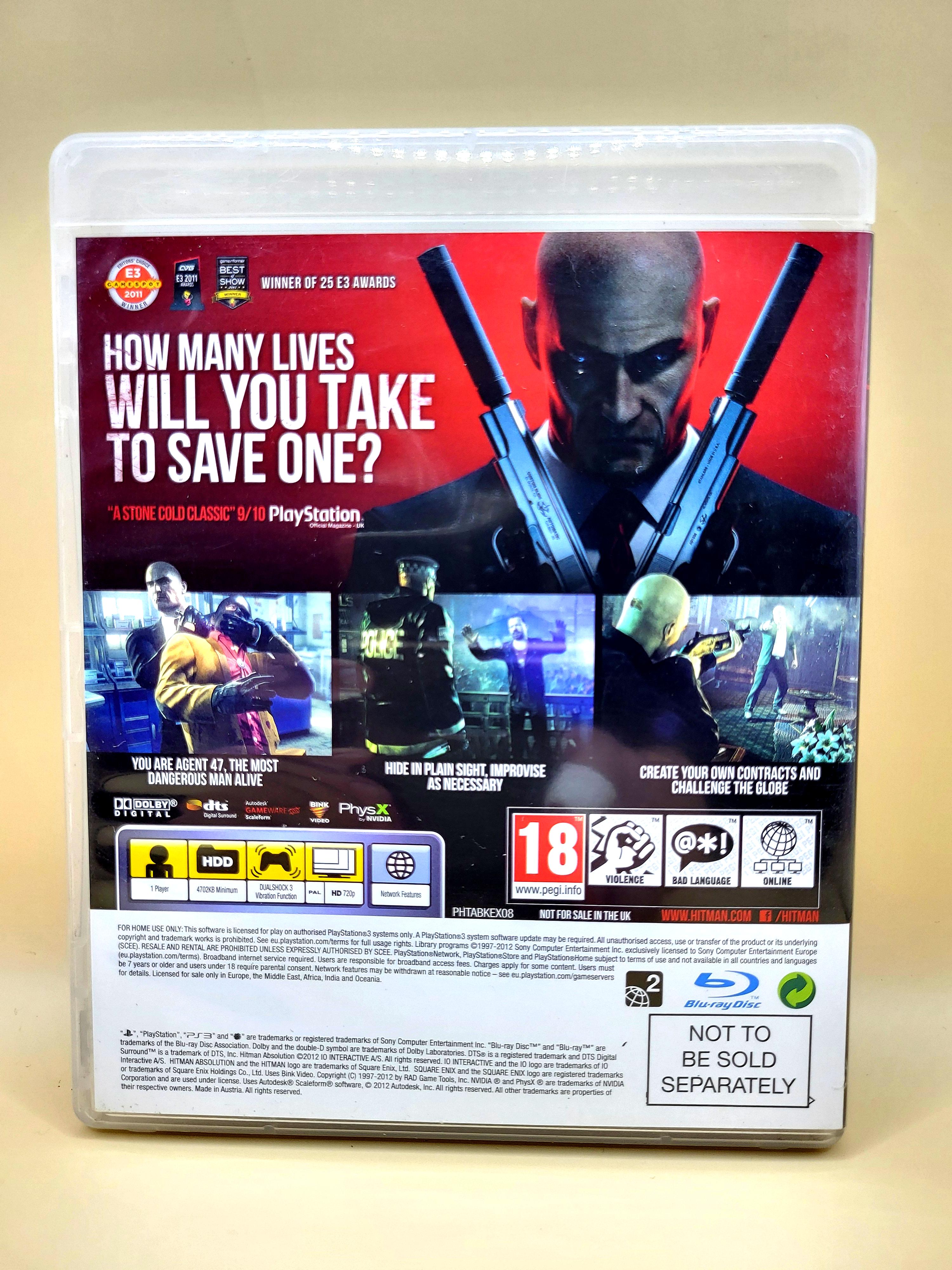 Hitman Absolution - PlayStation 3 - PS3