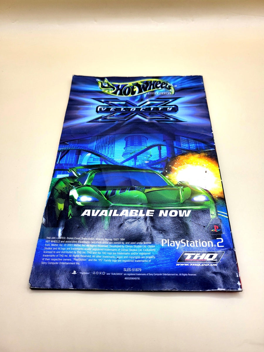 Hot Wheels World Race Manual - PlayStation 2 - PS2