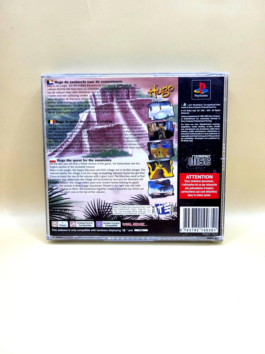 Hugo De Zoektocht naar de Zonnestenen - PlayStation 1 - PS1