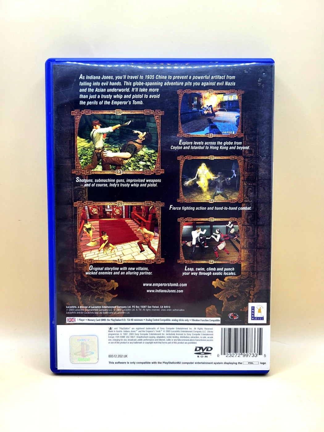 Indiana Jones And The Emperors Tomb - PlayStation 2 - PS2