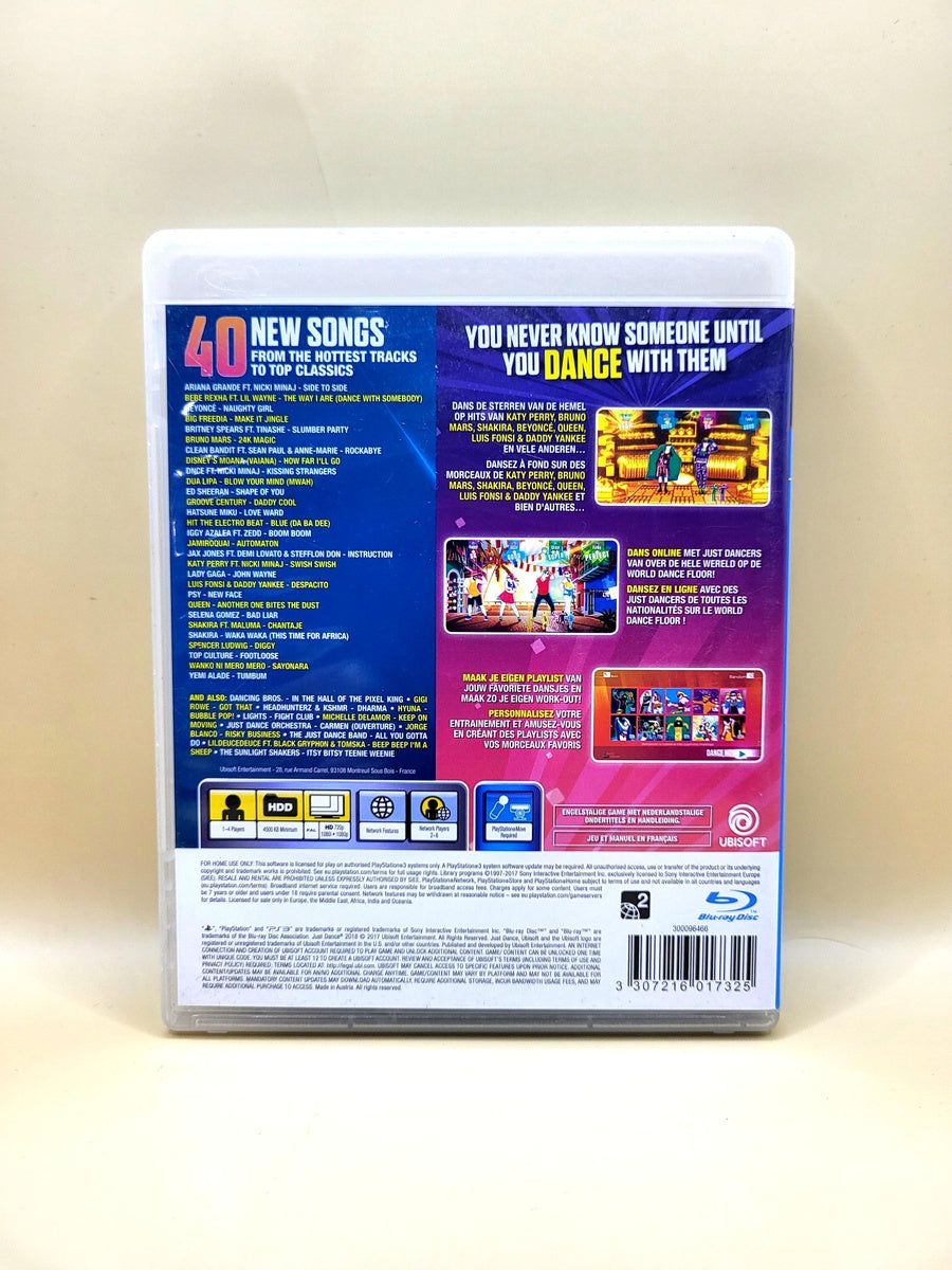 Just Dance 2018 - PlayStation 3 - PS3