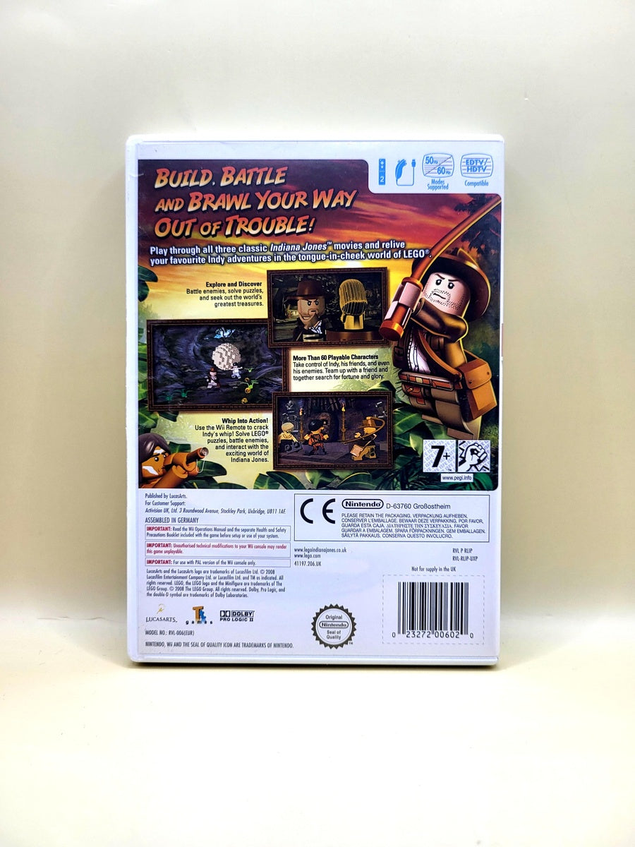 LEGO Indiana Jones The Original Adventures (No Manual) - Nintendo Wii