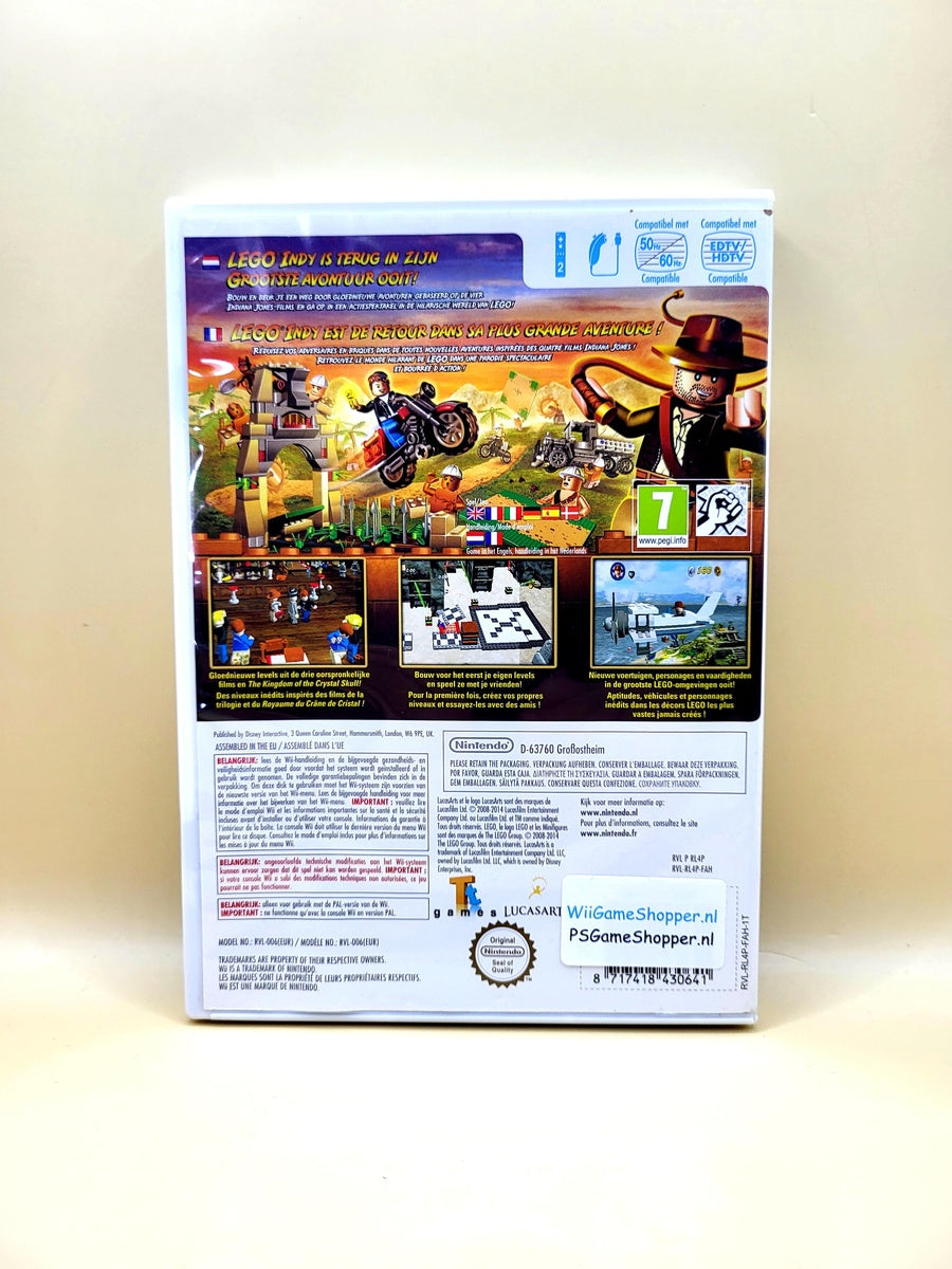 Lego Indiana Jones 2 The Adventure Continues - Nintendo Wii