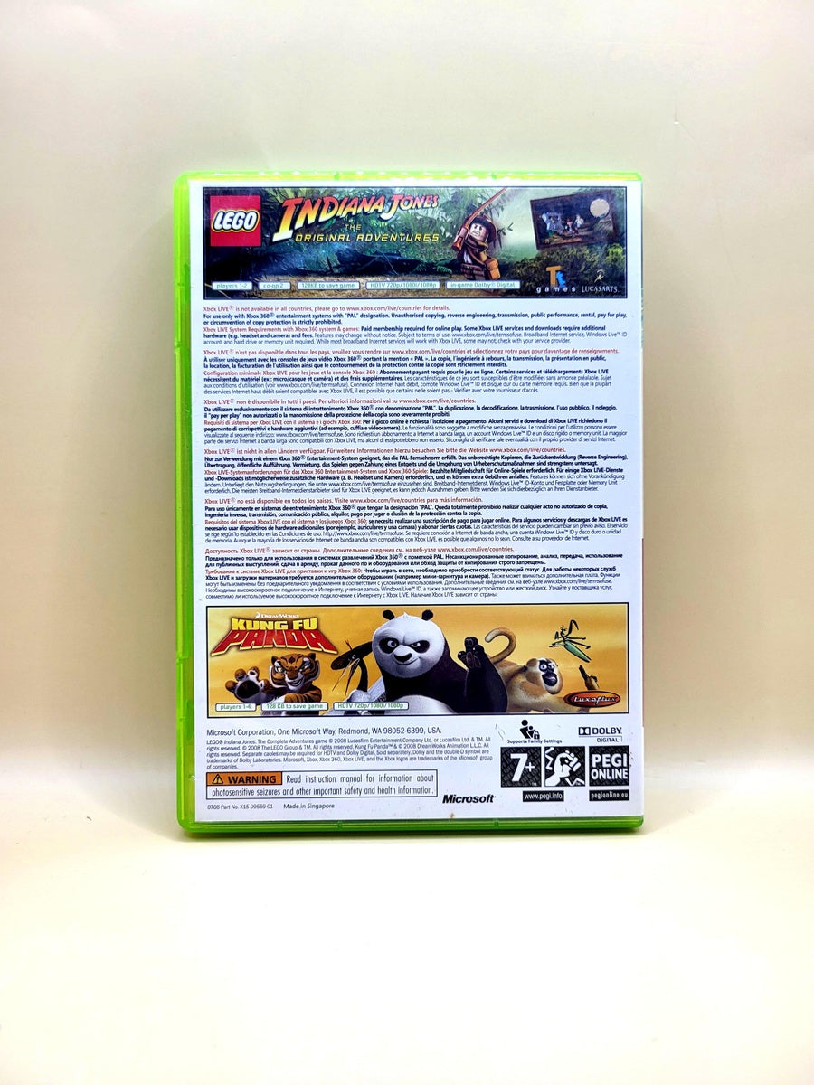 Lego Indiana Jones and Kung Fu Panda - Xbox 360