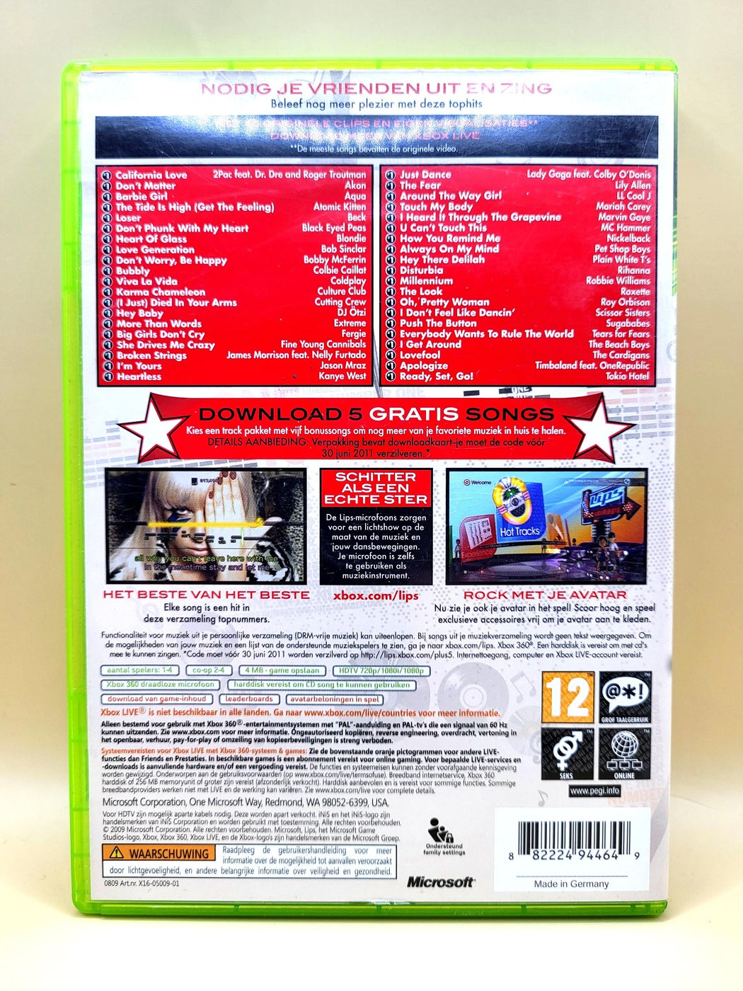 Lips Nummer 1 Hits - Xbox 360