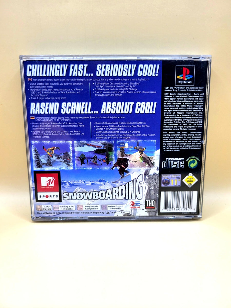 MTV Sports Snowboarding - PlayStation 1 - PS1