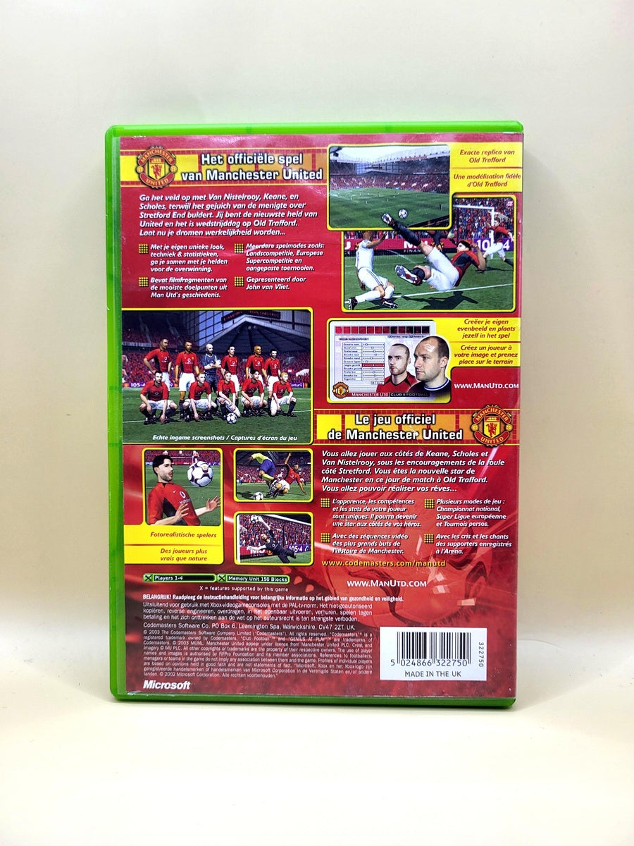 Manchester United Club Football Season 2003/04 - Xbox Original