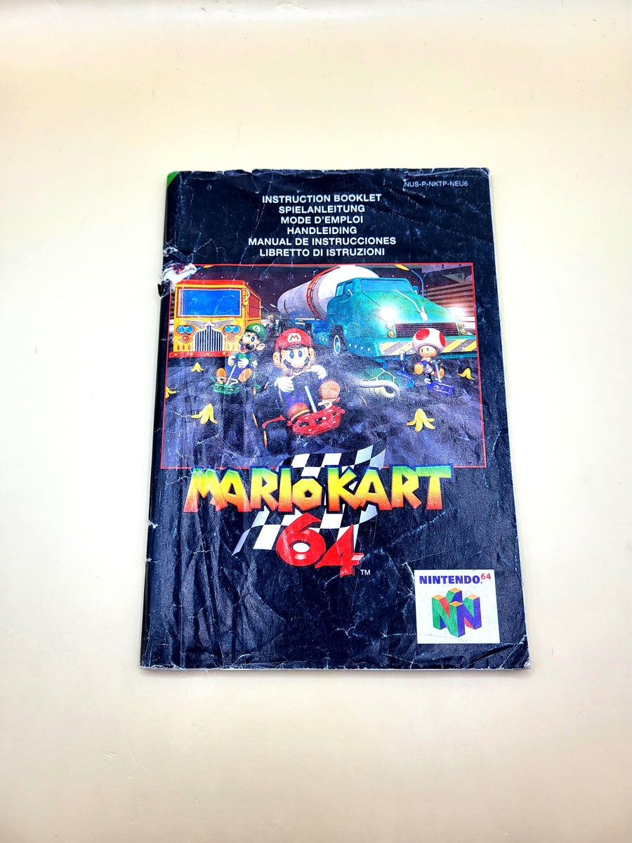 Mario Kart 64 Handleiding - Nintendo 64 - N64