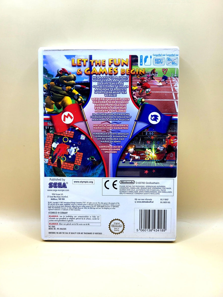 Mario en Sonic op de Olympische Spelen Beijing 2008 - Nintendo Wii