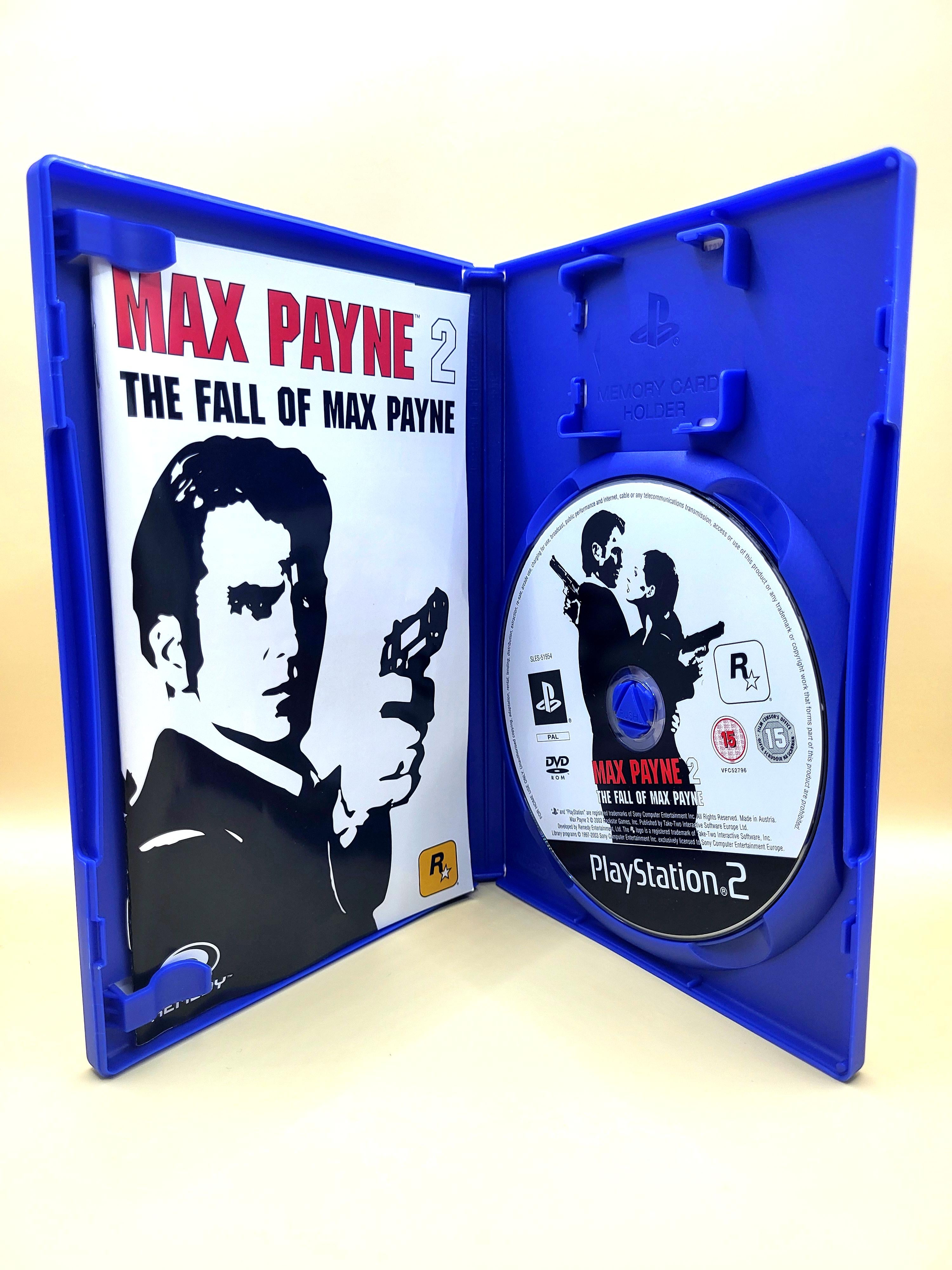 Max Payne 2 The Fall of Max Payne PlayStation 2 PS2 Open Doos