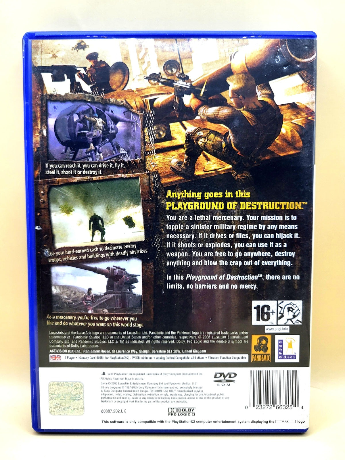 Mercenaries Playground of Destruction - PlayStation 2 - PS2